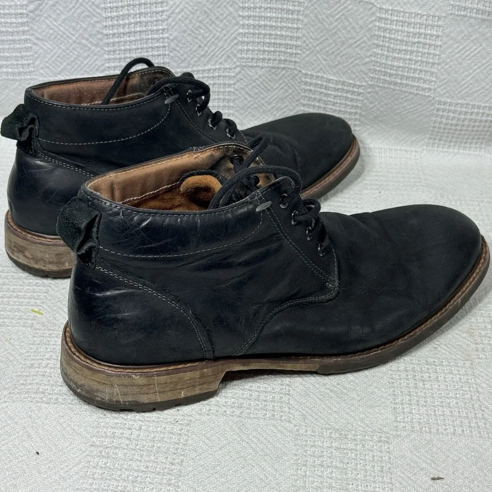 Florsheim Lodge Men's Plain Toe Chukka Black Boot Size 9‎